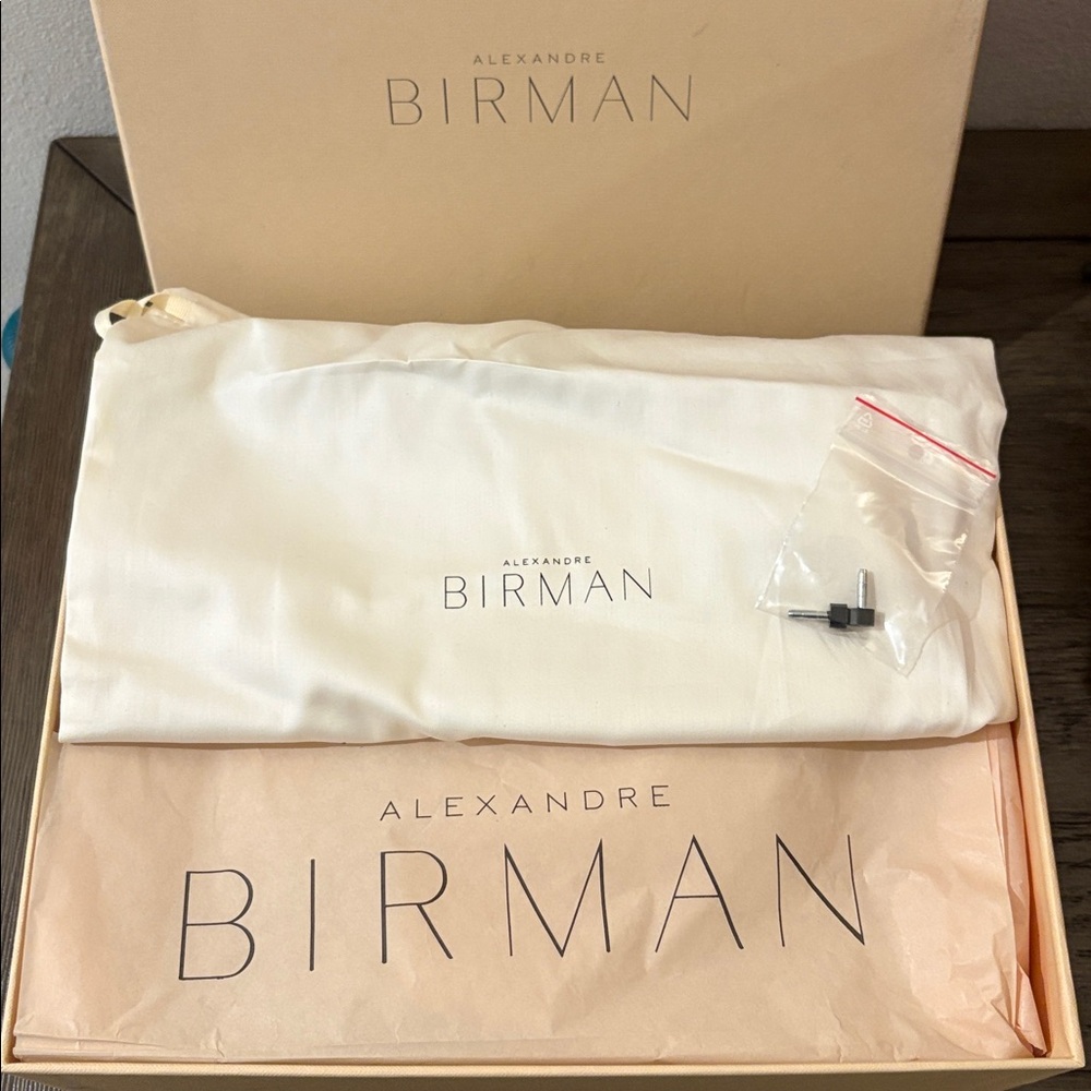 NIB [Alexandre Birman] Amanda 100 Golden Heel Stilettos Women's Multiple Sizes - Picture 13 of 16